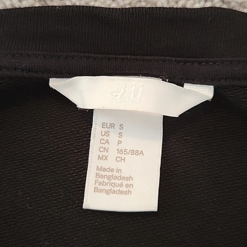 H & M Women's Black Sweatshirt with waist ties - Picture 4 of 6